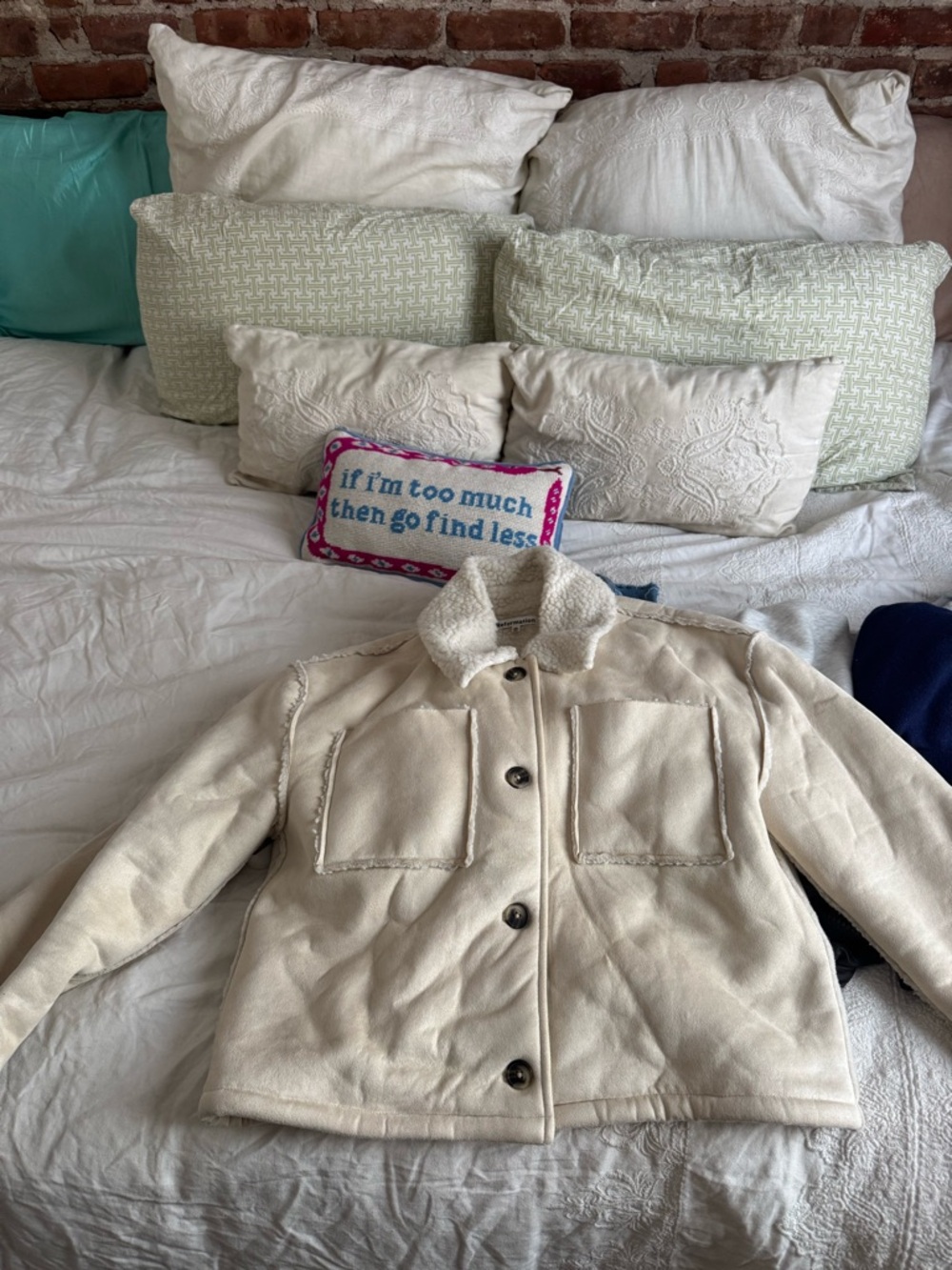 Reformation Arlington Cream Jacket